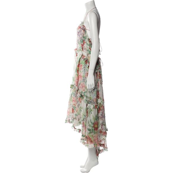 NWT. ZIMMERMANN 100% silk dress Sz AU2 US8 multi color - Picture 6 of 16
